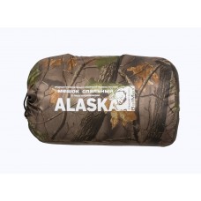 Спальник "Аляска" Стандарт одеяло с подголовником (до -10˚С), Лес Светлый